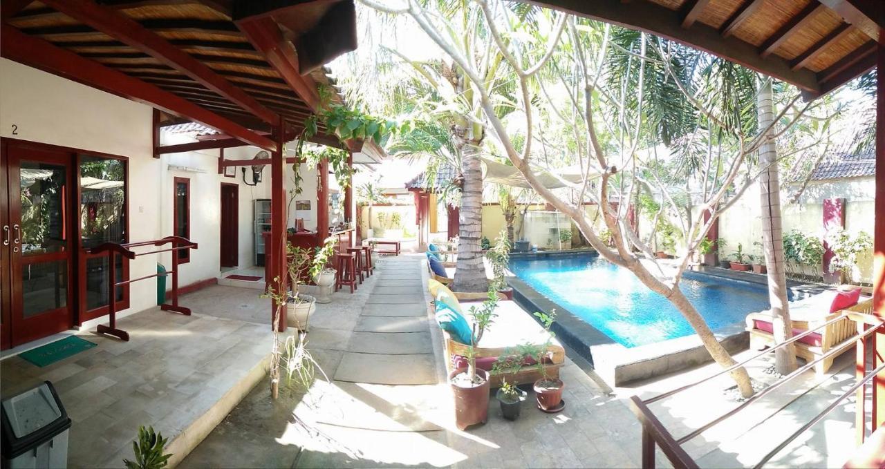 Aaliku Bungalows Gili Trawangan Luaran gambar