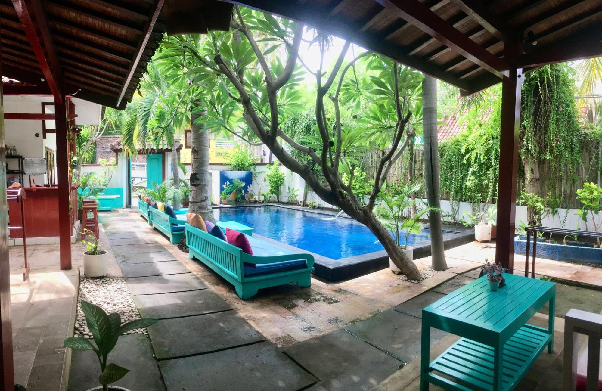 Aaliku Bungalows Gili Trawangan Luaran gambar